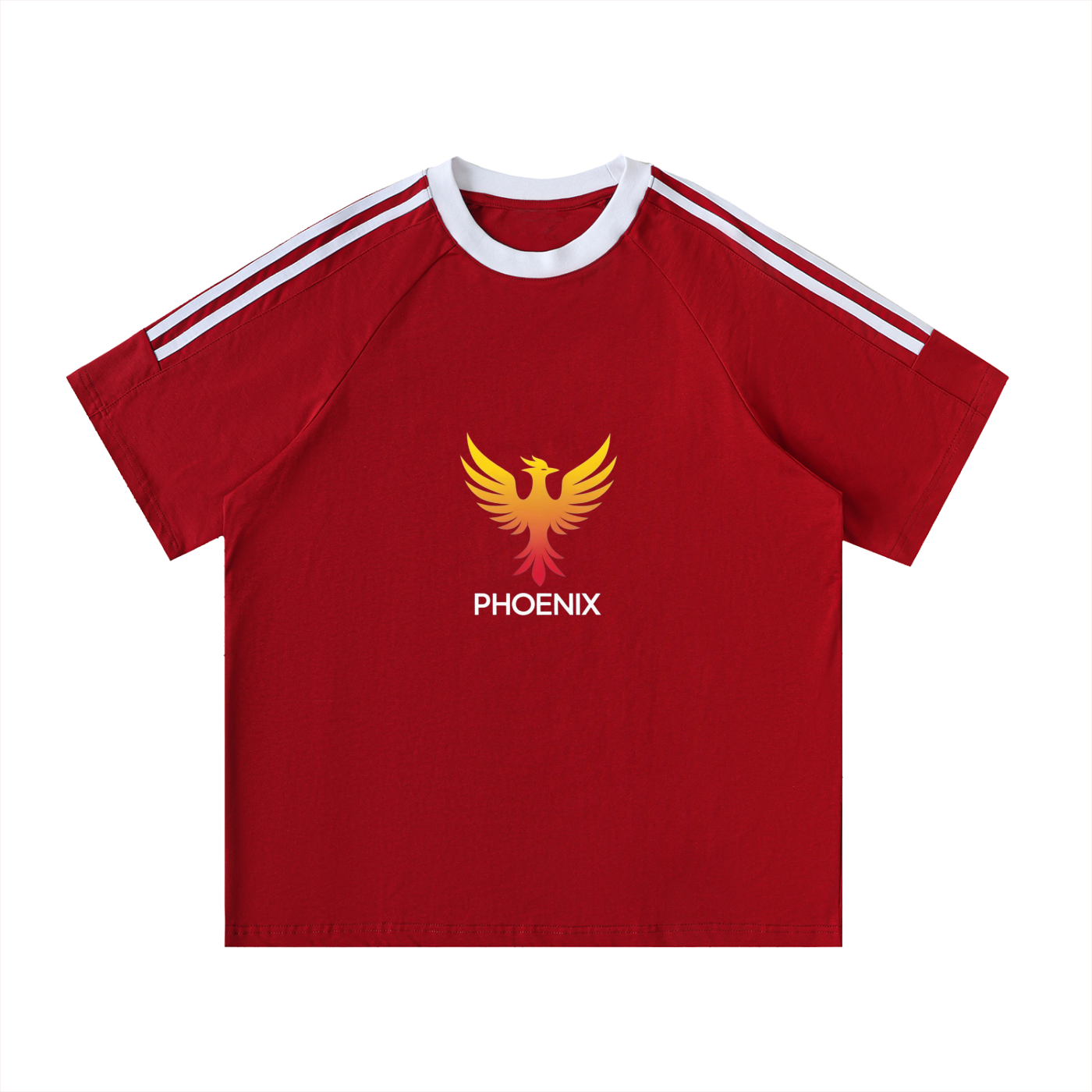 Tape Crewneck Cotton T-Shirt