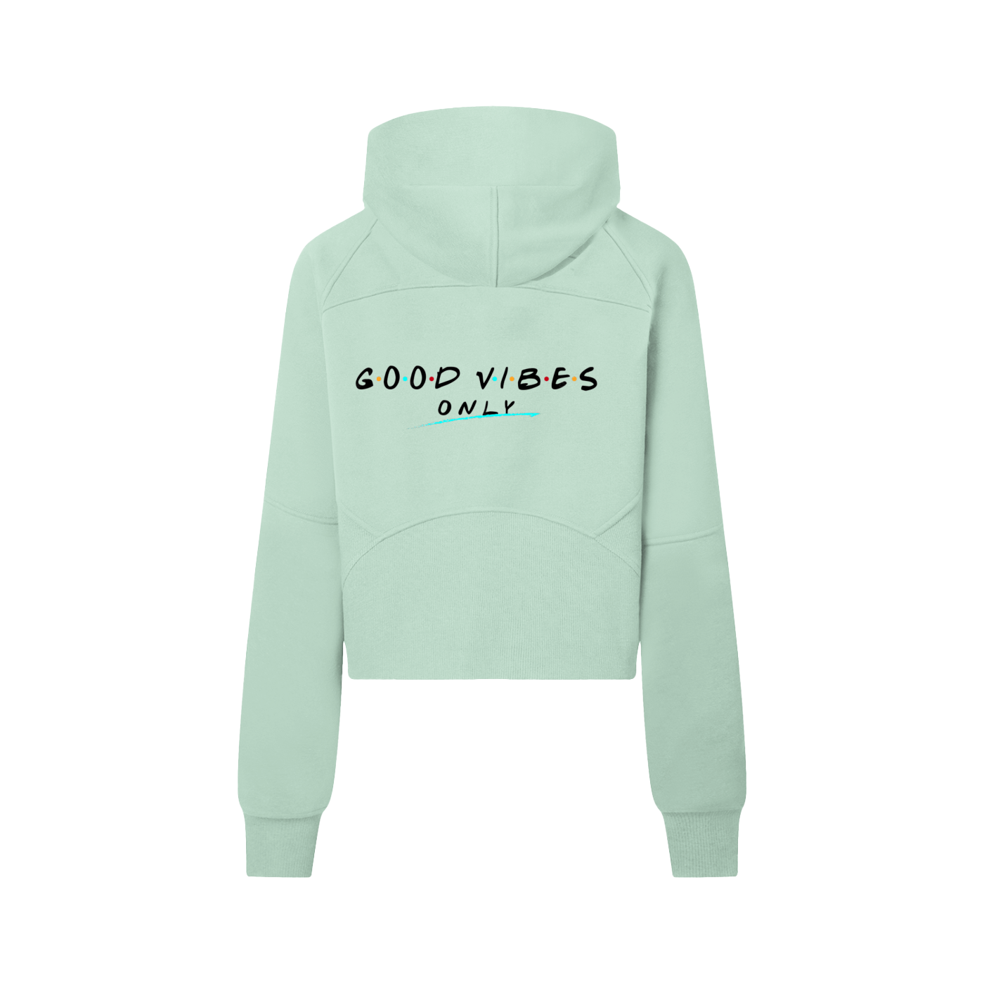 Cropped Half-Zip Hoodie