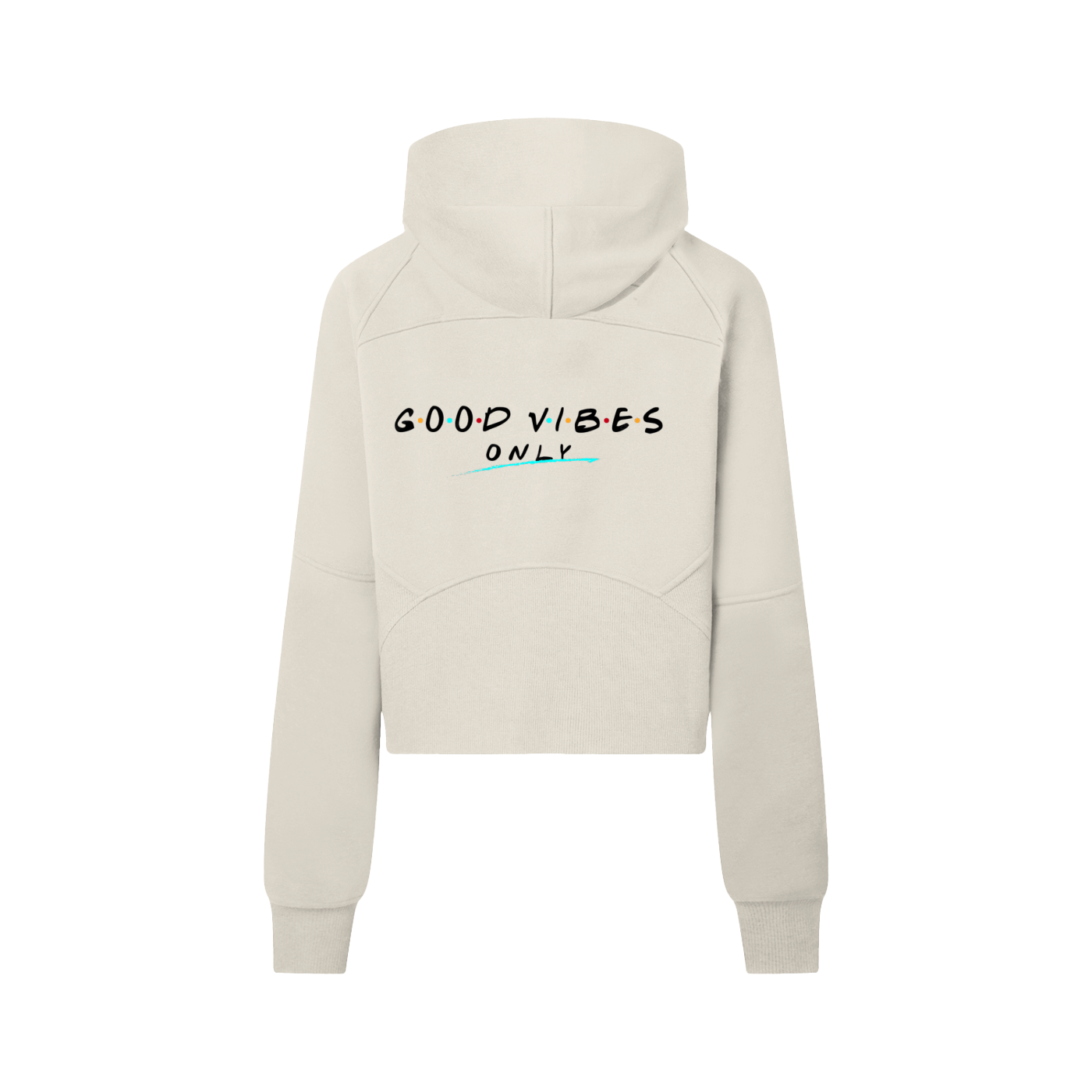 Cropped Half-Zip Hoodie