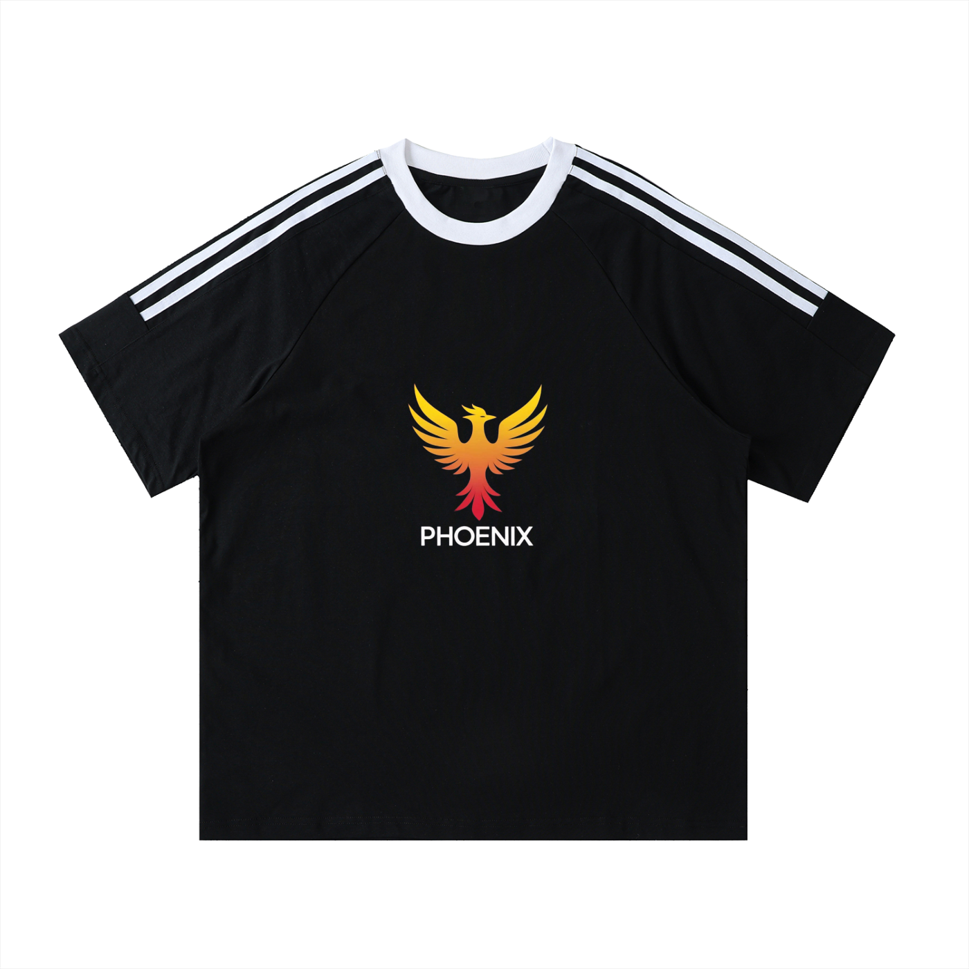 Tape Crewneck Cotton T-Shirt