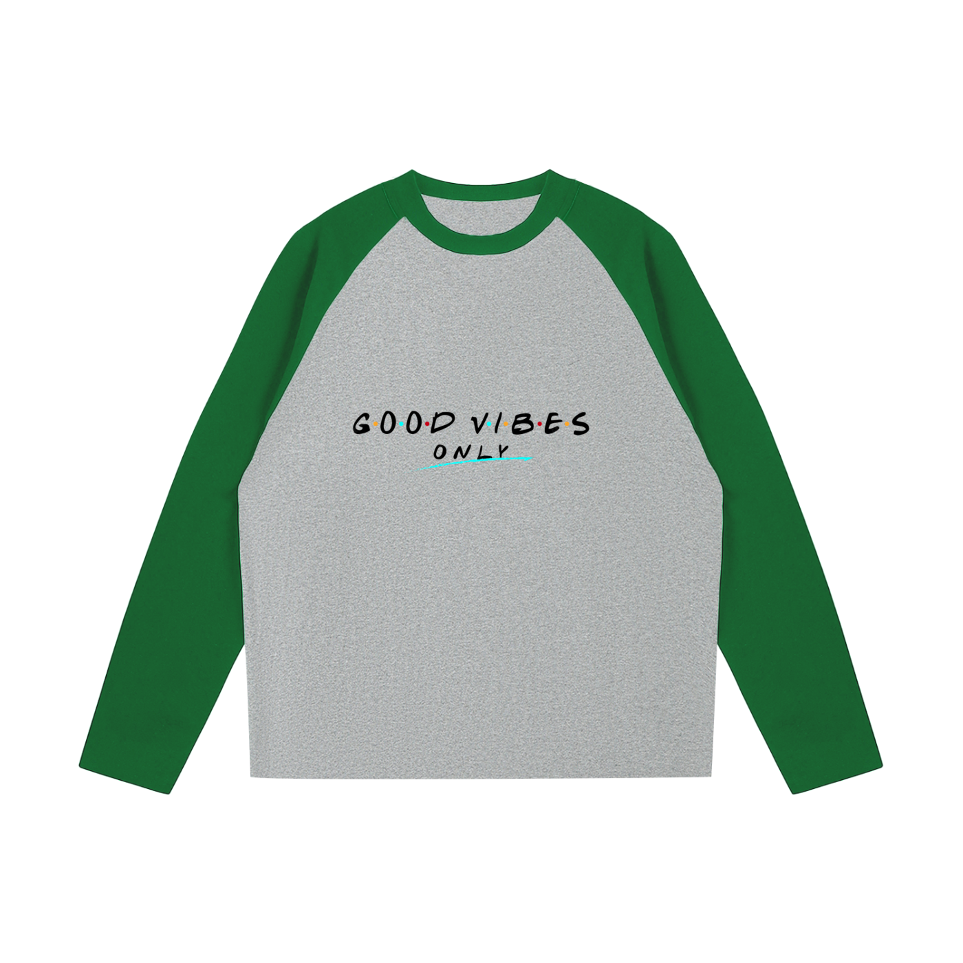 Color-Blocked Raglan Long-Sleeve T-Shirt