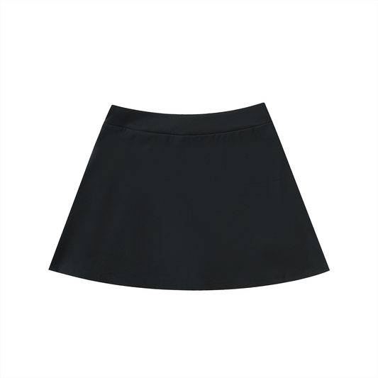 Pocketed A-Line Skirt