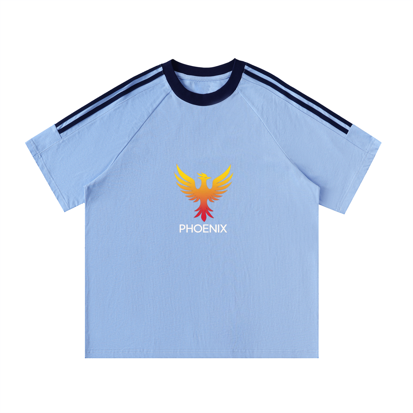 Tape Crewneck Cotton T-Shirt