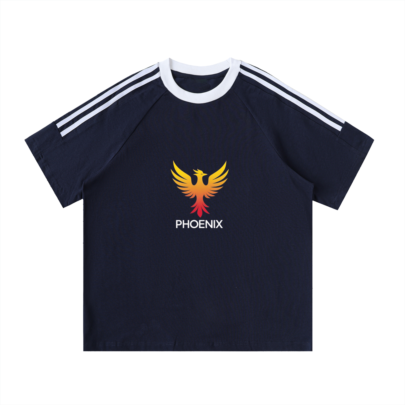 Tape Crewneck Cotton T-Shirt