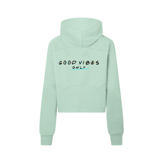 Cropped Half-Zip Hoodie