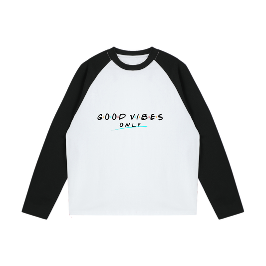 Color-Blocked Raglan Long-Sleeve T-Shirt