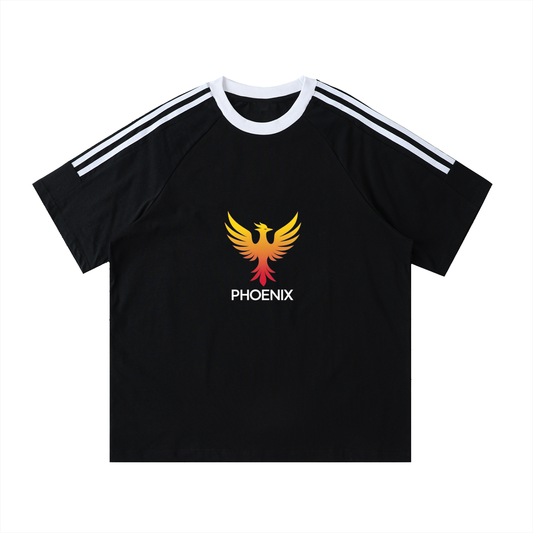 Tape Crewneck Cotton T-Shirt