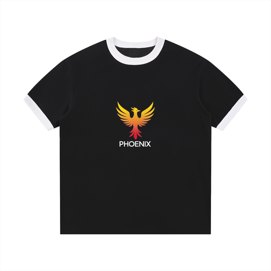 Edge Ribbed Crewneck T-Shirt