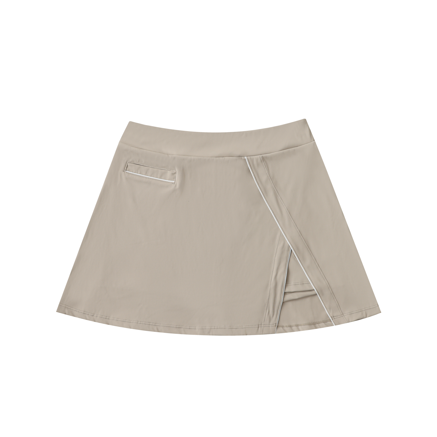 Pocketed A-Line Skirt